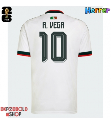 Mexico Alexis Vega #10 Udebanetrøje VM 2026 Kort ærmer